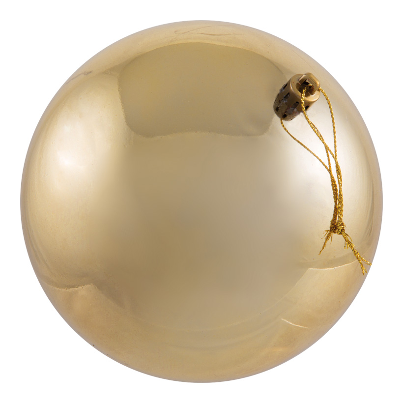 Christmas ball, gold, Ø 14cm, seamless, shiny