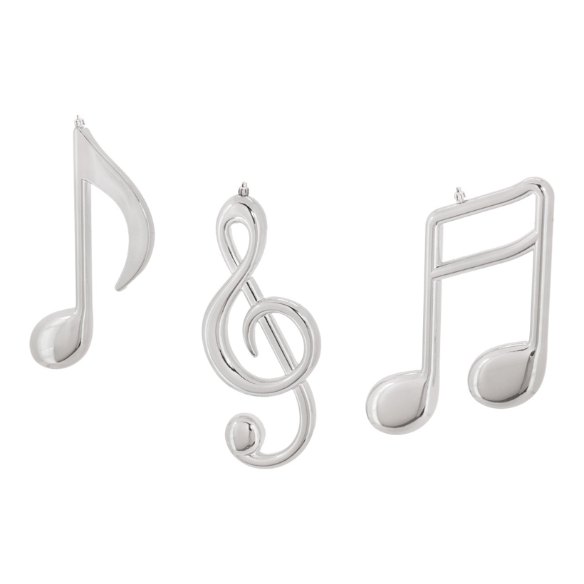 Musical notes, 30cm, 3-fold, for indoor+outdoor, plastic