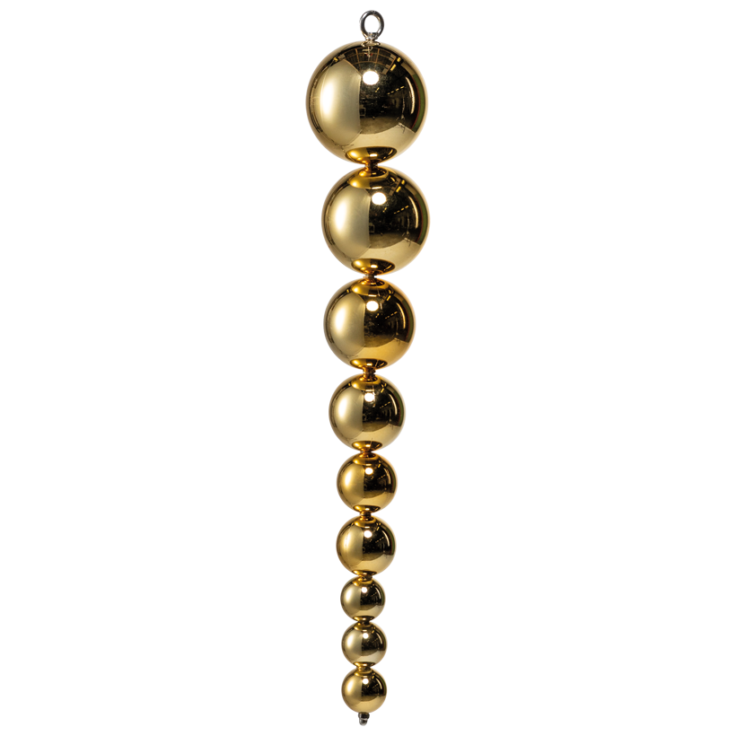 Ball drop pendant, 45cm Ø 8cm, 7cm, 6cm, 5cm, 2x 4cm, 3x 3cm out of plastic, 9 balls, flame retardant according to EN71-2
