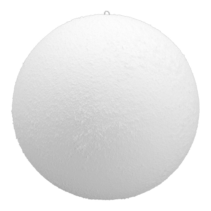 Boule de neige, Ø 25cm, floquée (avec attache)