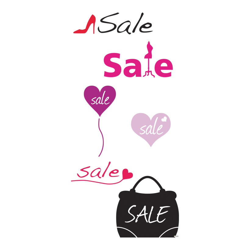 # Motivdruck "Ladies Sale", 180x90cm Stoff