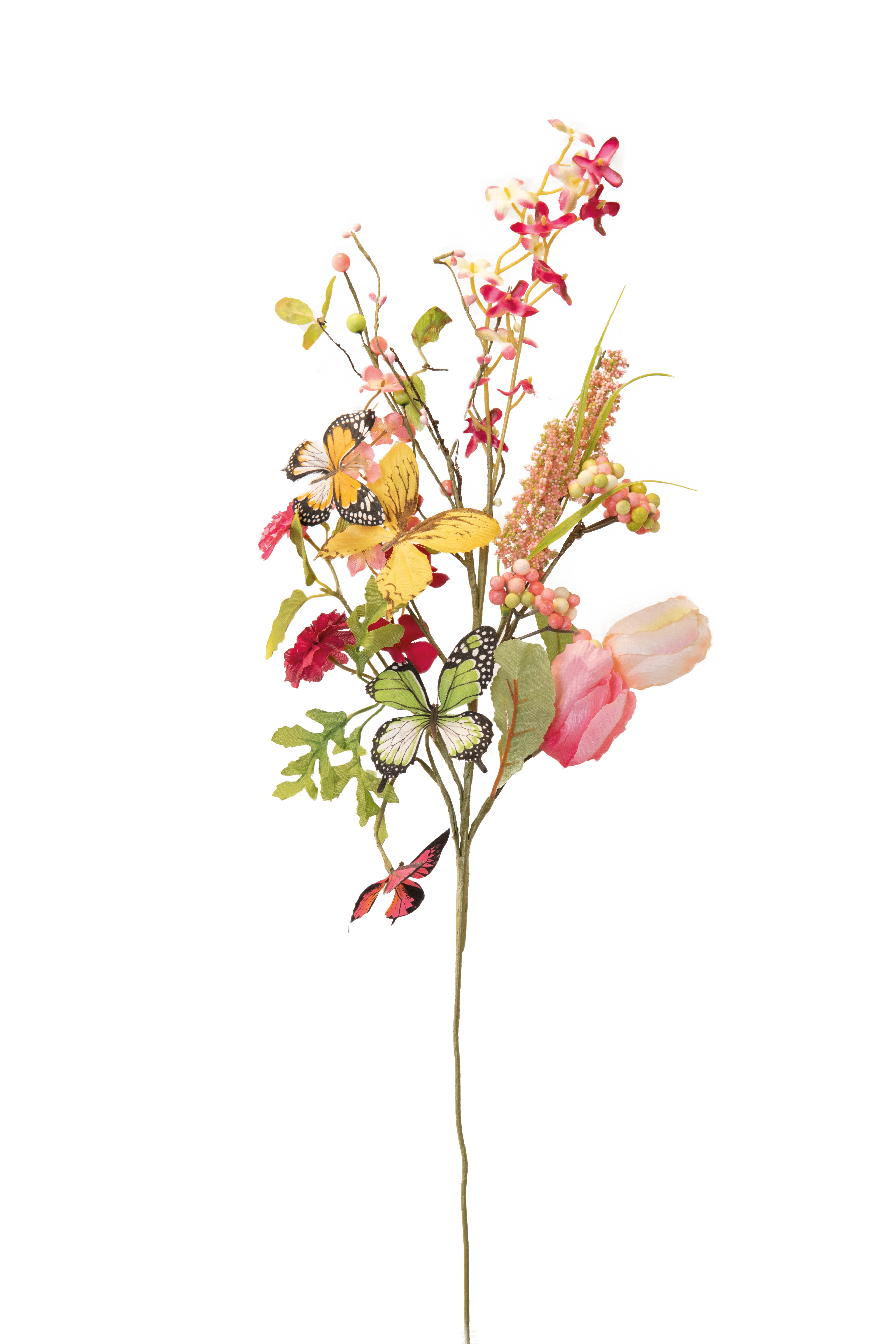 Spray, 76cm Deko ca. 43cm out of plastic/artificial silk, flexible, one sided decorated