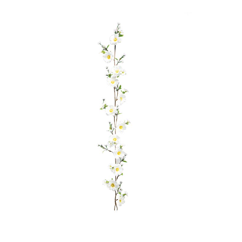 Cherry blossom garland, 120cm out of plastic/artificial silk, to hang