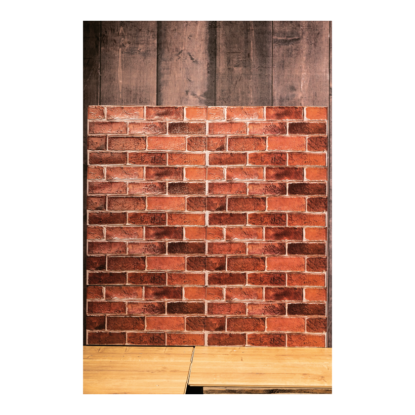 Wall tile "brick tiles", 60x30cm out of plastic, self-adhesive