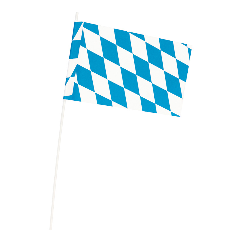 # Drapeau «Bavaria», 12x22cm, papier, avec tige plastique