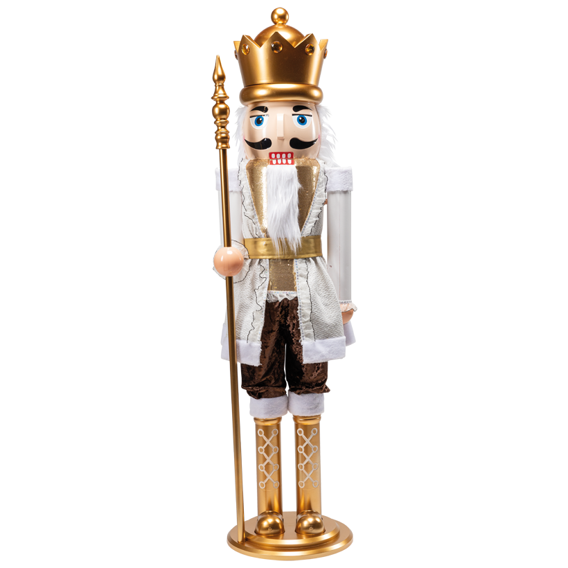 Nutcracker with rod, 180cm out of plastic, Ø 45cm round base