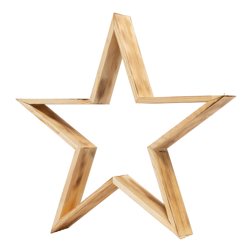 Stern aus Holz, 50x50x8cm selbststehend
