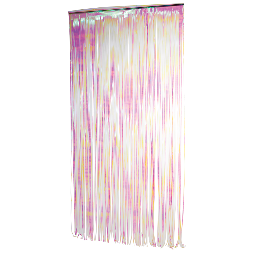 Thread curtain, 2x1m out of foil, holographic, 6mm cut