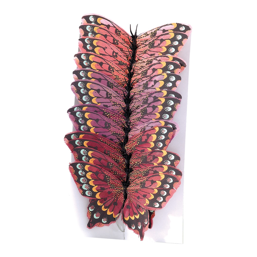 # Butterfly 12x7 cm feathers, 12 pcs.