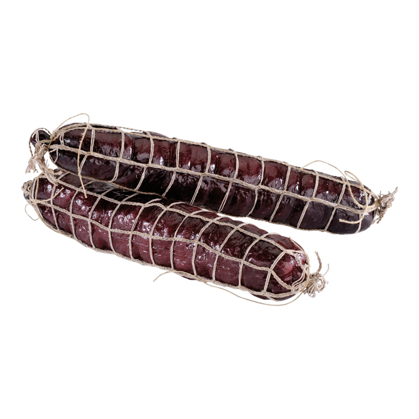 # Salami, Ø 5cm, 25cm, 2pcs./sachet, dans un filet, plastique