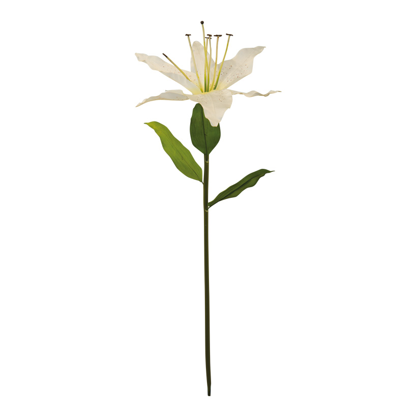 Lilie am Stiel, 100cm Blüte Ø 36cm, aus Kunstseide/Kunststoff