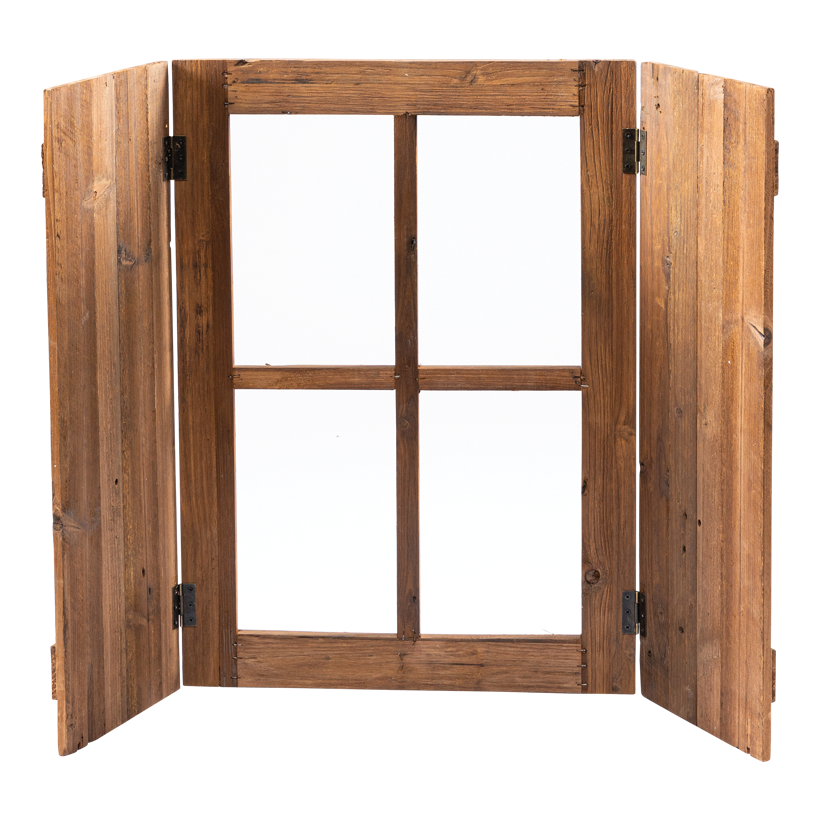 Fensterladen, 100x70cm Maße zugeklappt: 70x50cm aus Holz