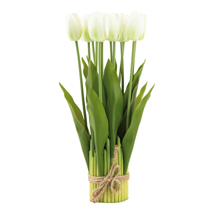 Tulpenbündel, 37cm Ø 7,5cm 12-fach, aus Kunststoff/Kunstseide