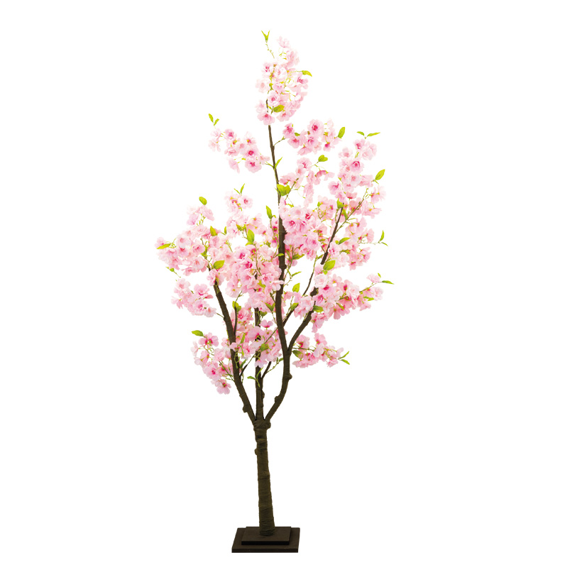 Kirschblütenbaum, 180cm mit Holzfuß, aus Kunstseide