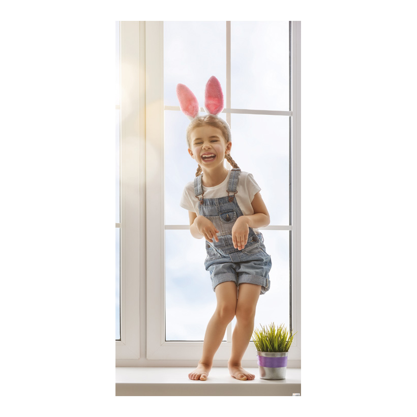 # Motivdruck "Oster Girl", 180x90cm Stoff