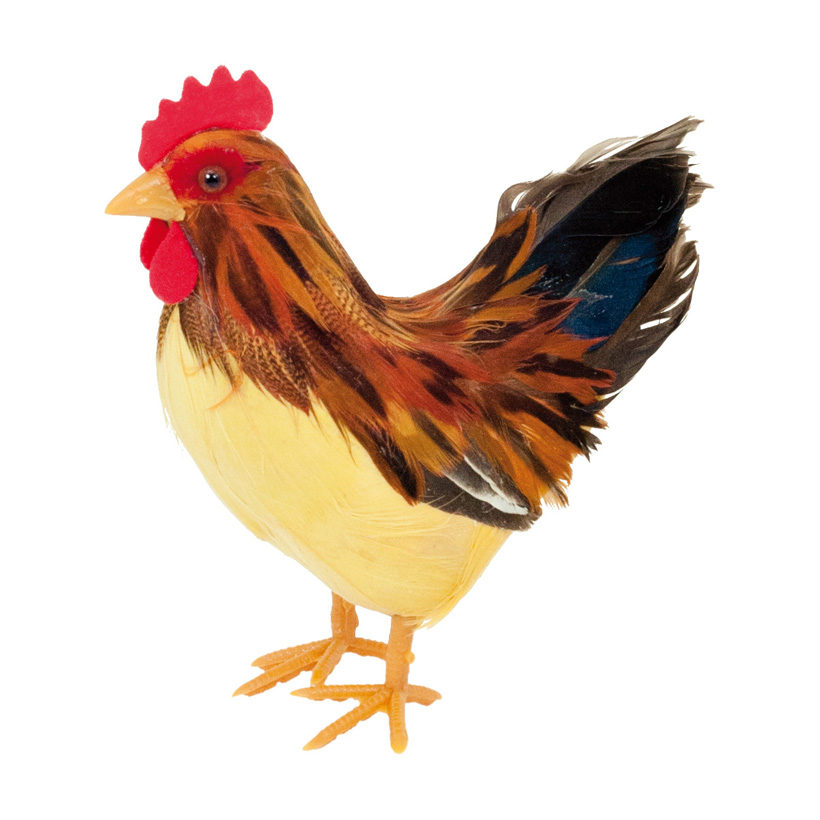 Poule, debout, 15cm, polystyrène