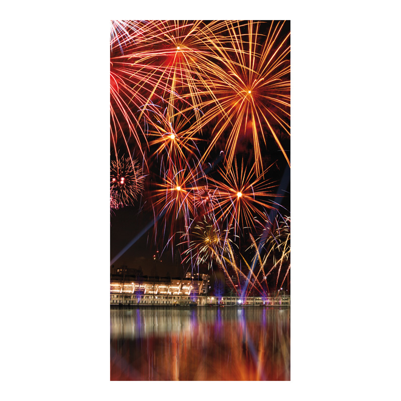 Motivdruck Feuerwerk, 80x200cm Stoff