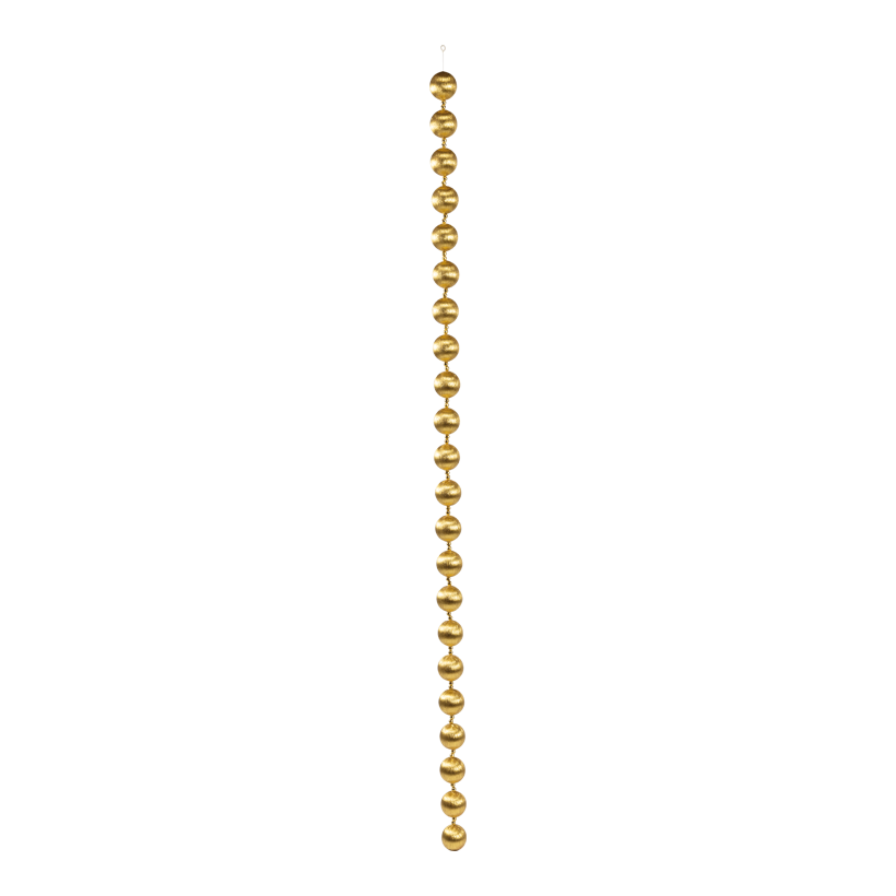 Seidenfaden Kugelgirlande, 180cm Ø 6cm aus Kunststoff, zum Hängen