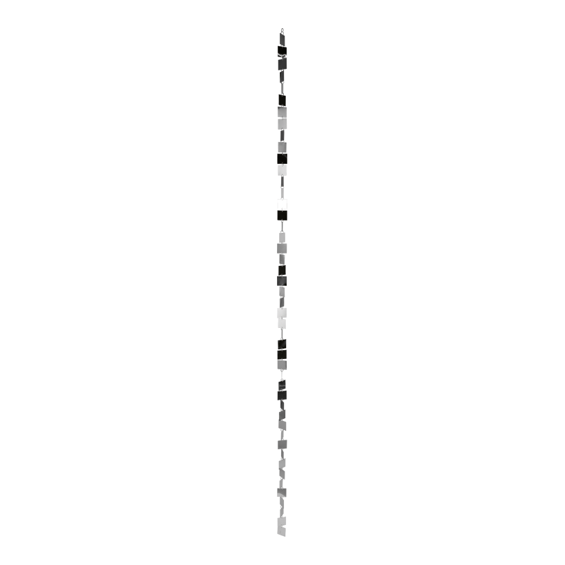 Foil garland, 200cm 4x4cm square
