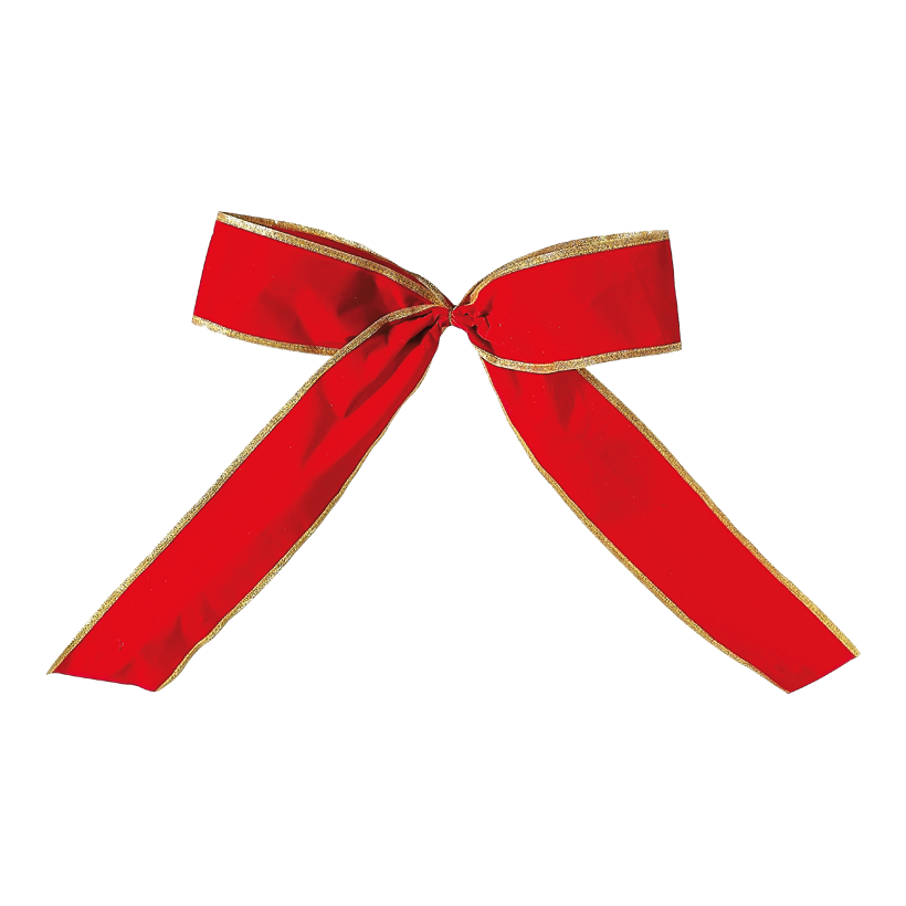 Bow, 55x45cm, fabric, with wire for fastening