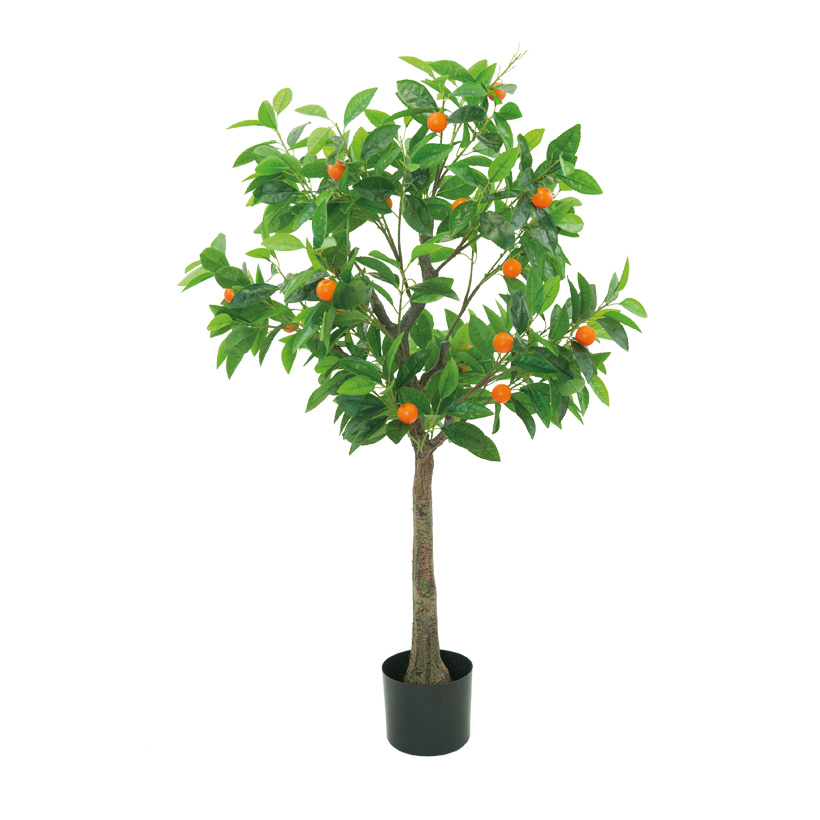 Orangenbaum, H: 120cm 0 im Topf, aus Kunstseide & Kunststoff