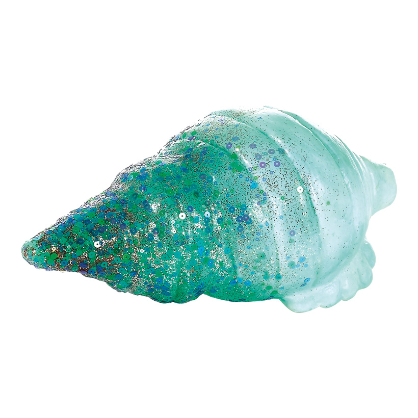 # Maritime snail 35x20x15 cm styrofoam, with glitter