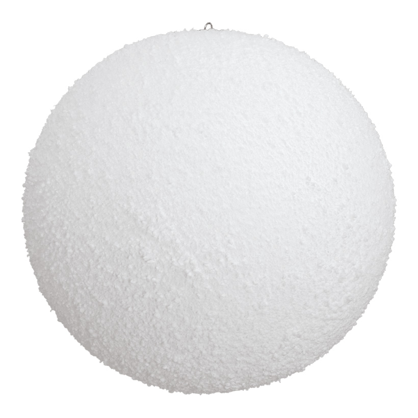 Boule de neige, Ø 15cm, floquée (avec attache)