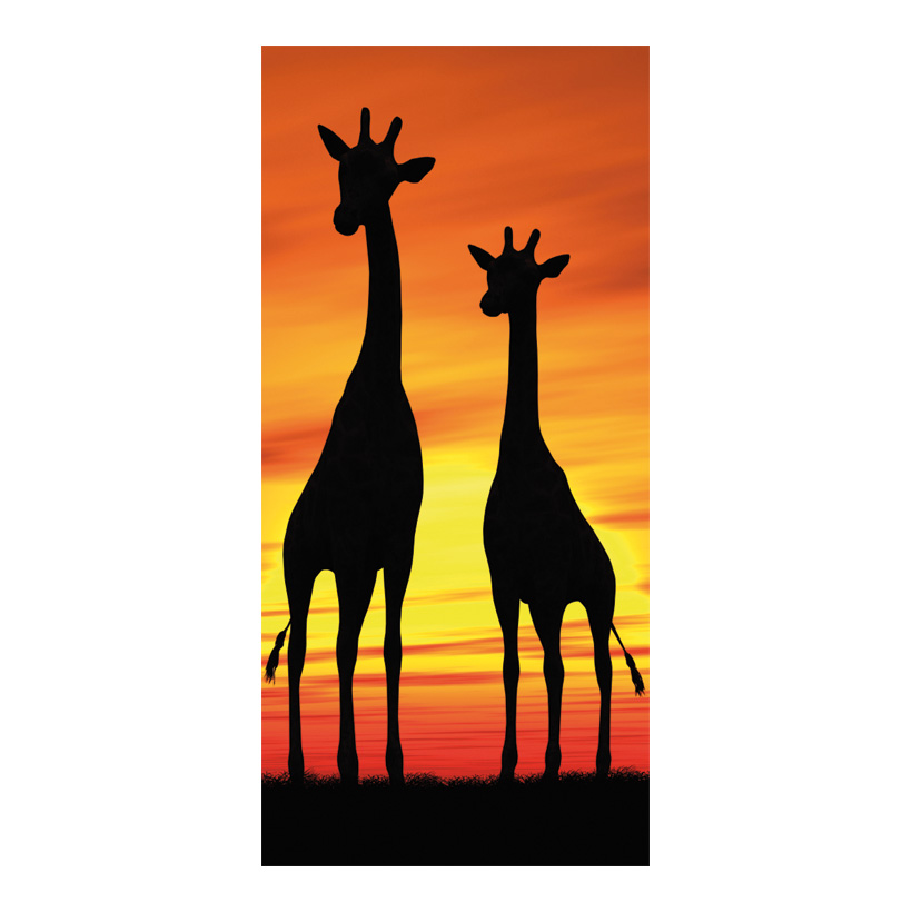 # Motivdruck "Giraffe", 180x90cm Stoff