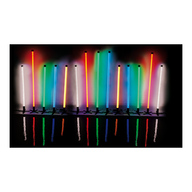 # Neon tube, Ø 3,1cm, 163cm, metal base 32x32cm, 240V-30W