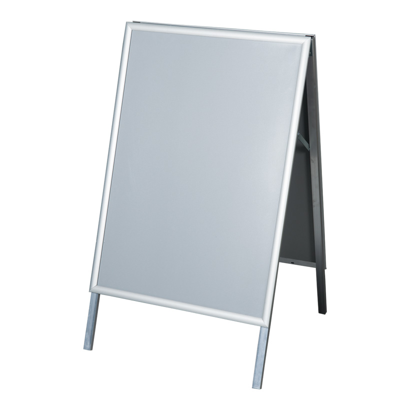 # A1 Présentoir, pliable, 61x75x100cm double-face, profil à onglet de 25 mm, pour l'intérieur