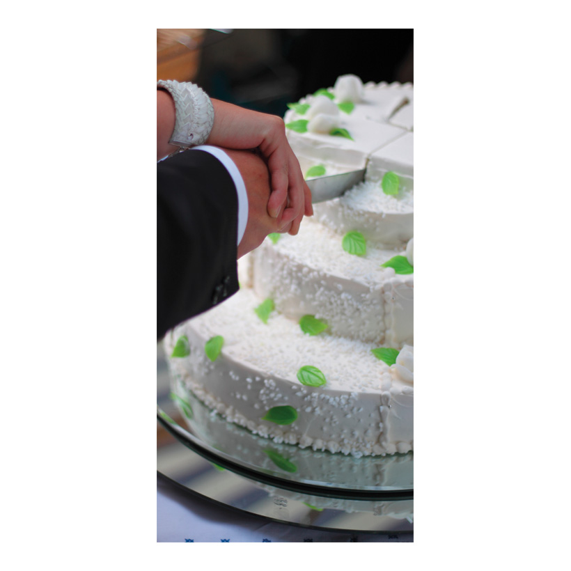 Banner Wedding cake, 80x200cm paper