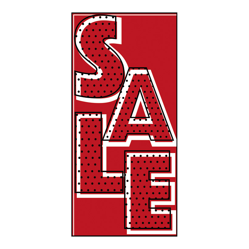 # Motivdruck "Sale 3", 180x90cm Stoff