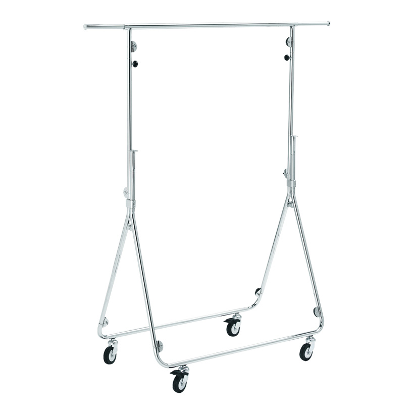 # Portable rolling rack, 100cm breit, 150-185cm, height adjustable, metal