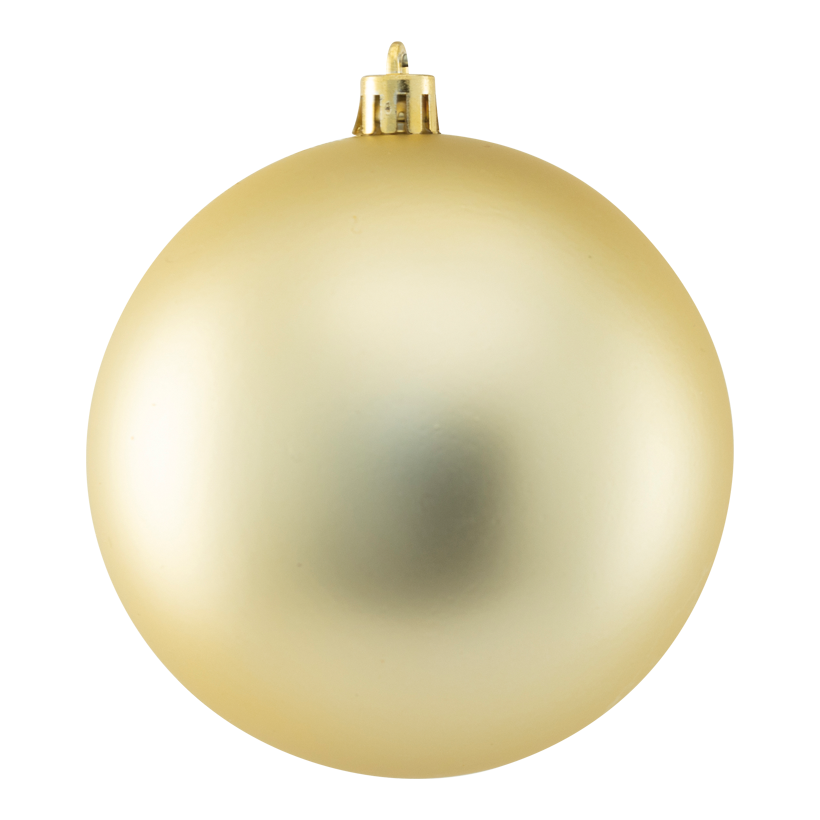 Weihnachtskugel, 10cm aus Kunststoff, matt