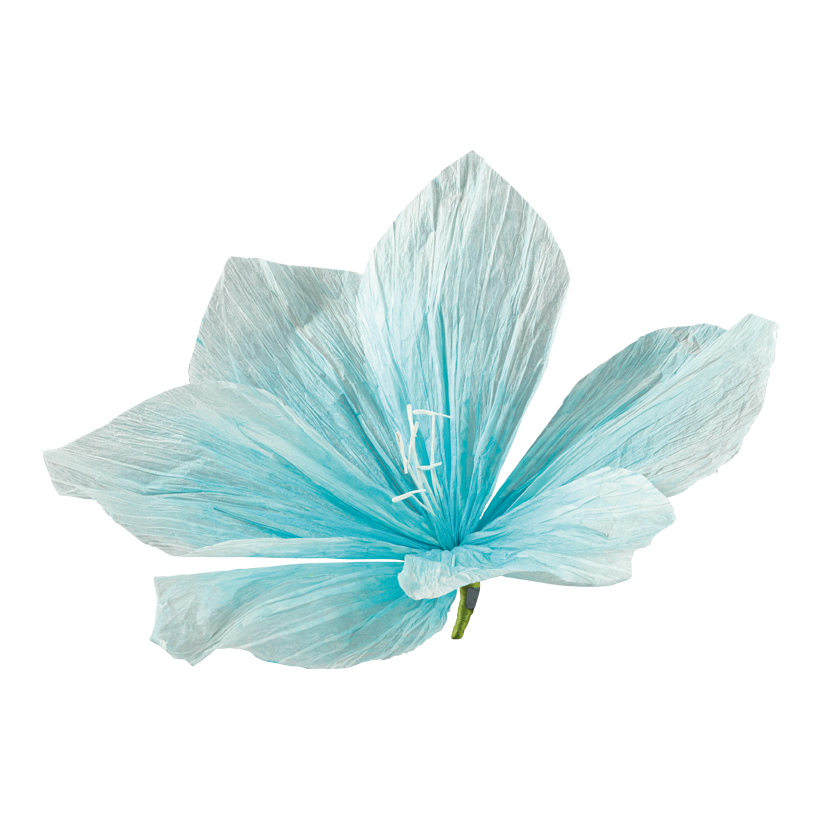Flower head, Ø 60cm Stiel: 5cm out of paper, with short stem, flexible