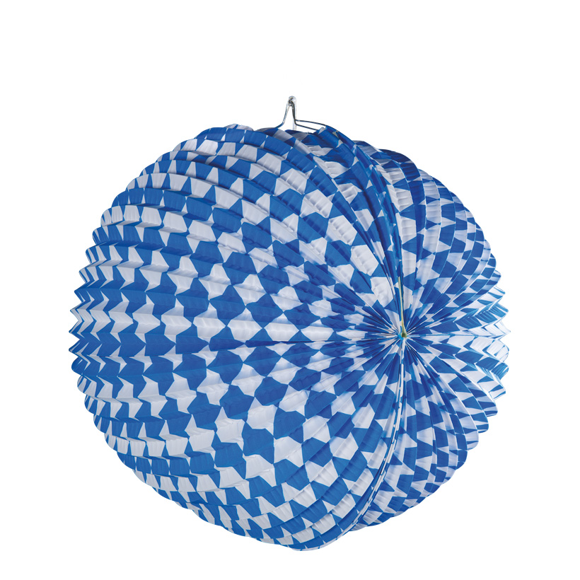 # Lantern "Bavaria", Ø 31cm out of paper, flame retardant according to B1