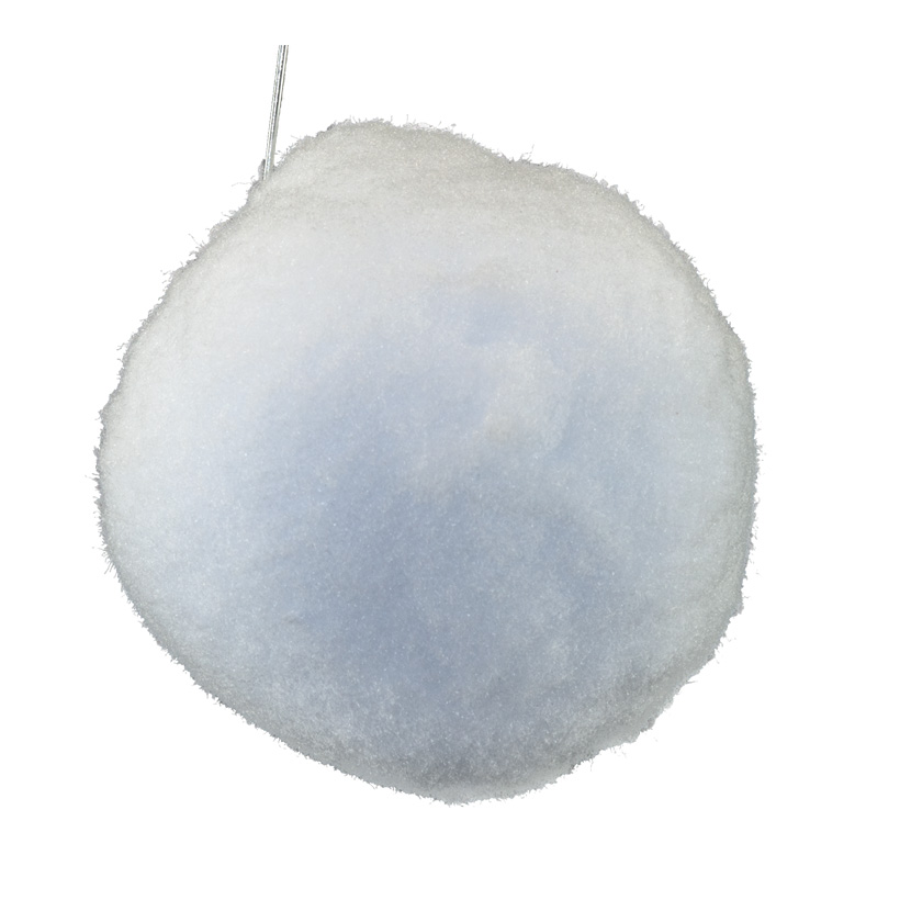 Boule de neige, Ø6cm avec cintre, en toison