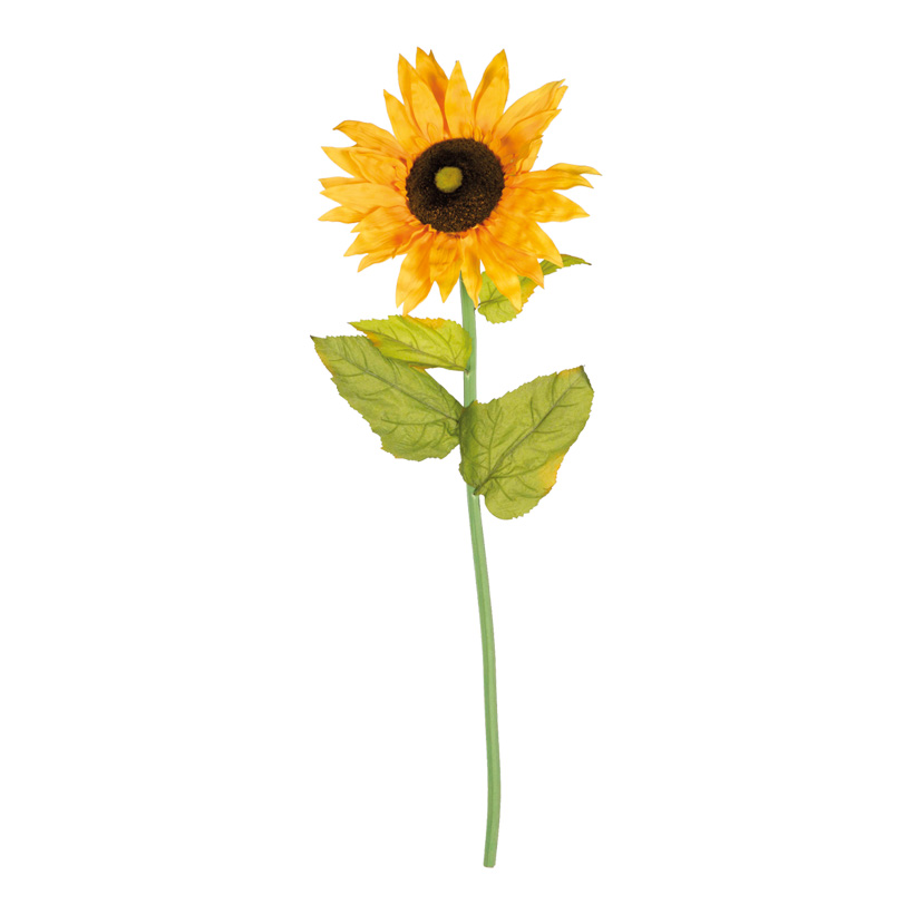 Tournesol avec tige, Blüte Ø 35cm, 100cm, soie artificielle