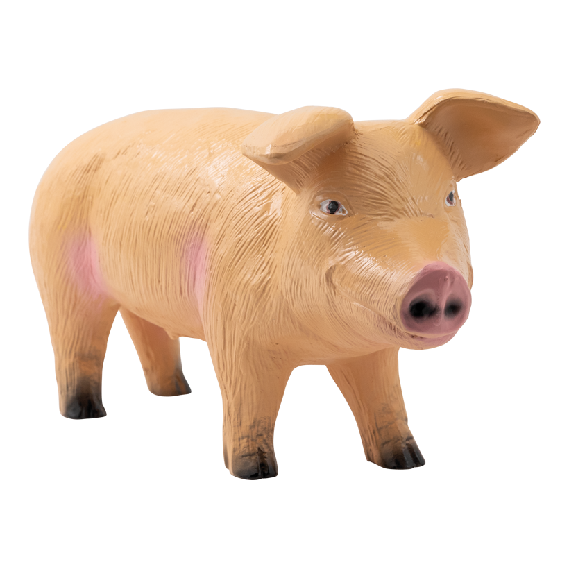 Piglet, 57x21x27cm out of polyresin, standing, weatherproof