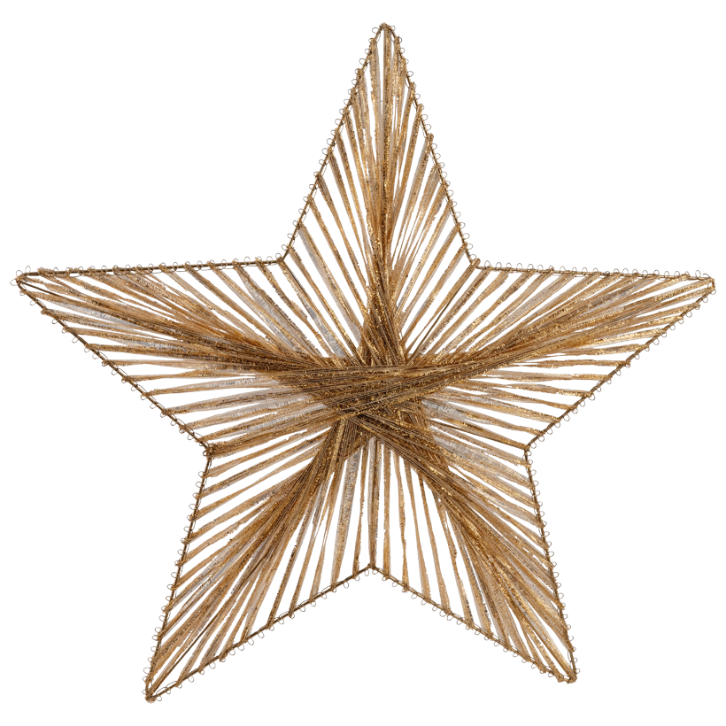 Star, with hanger, Ø 60cm out of fabric and metal