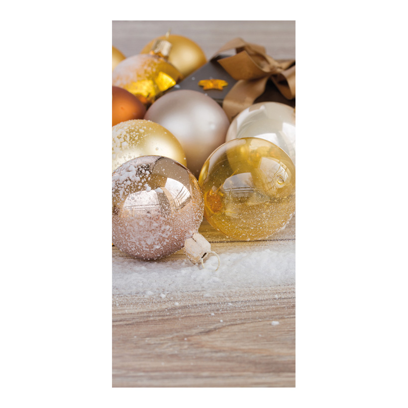 Banner Christmas Balls, 80x200cm fabric