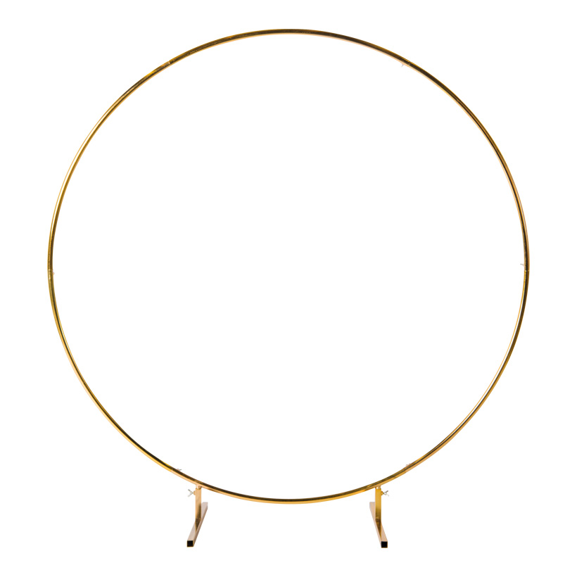 Metallring, Ø 150cm Höhe 165cm, Dicke: 2cm mit Füßen