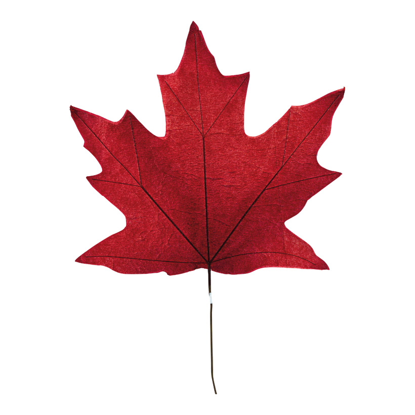 Maple leaf, 50x65cm Blattgröße: 49x43,5cm one-sided, out of paper