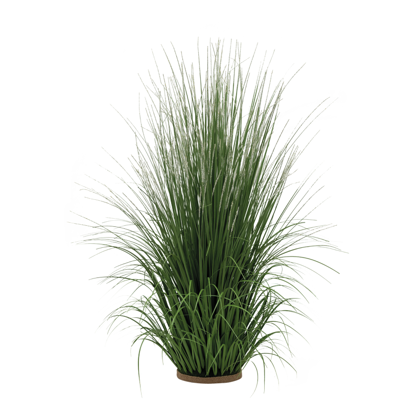 Schilfgras-bündel, 80cm Fuß Ø ca. 15cm, Breite: 75cm aus Kunststoff
