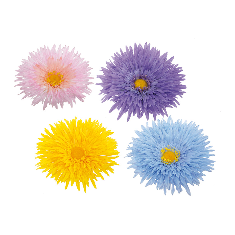 Gerbera blossoms, Blüte Ø 17cm, 8-fold, plastic