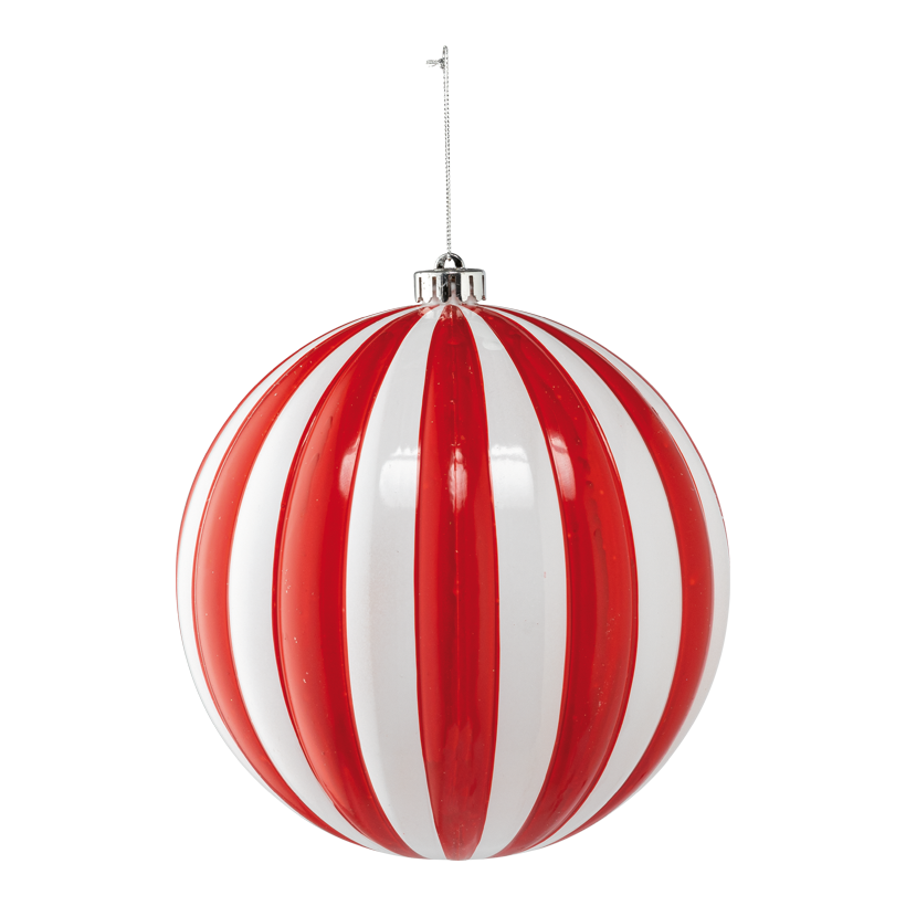 Ornament Kugel, Ø 20cm aus Kunststoff, mit Hänger