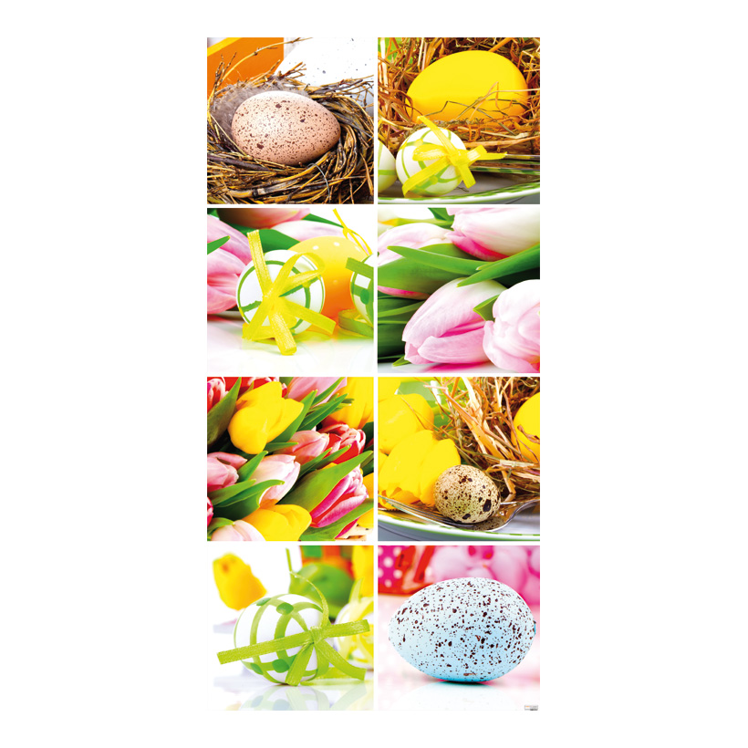 # Motivdruck "Oster Collage", 180x90cm Stoff