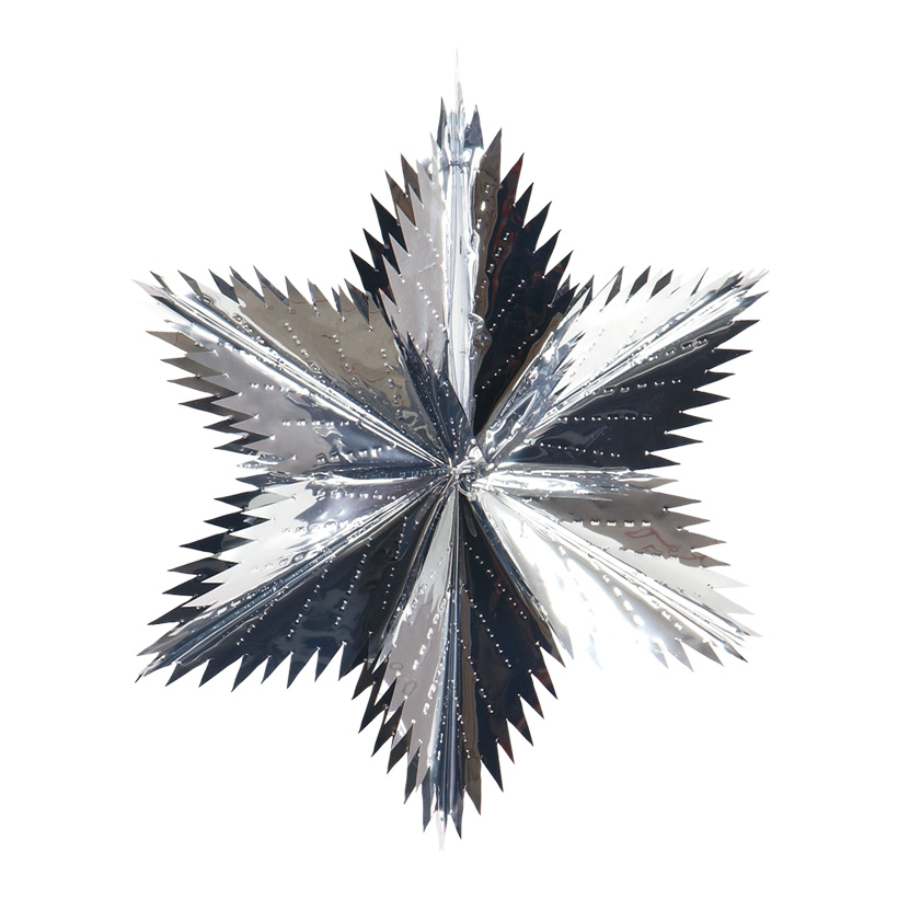 Étoile en coupe fin, Ø 75cm, pliable, feuille métallique, ignifuge