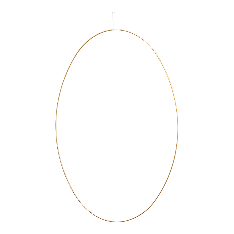 Metal egg, 90x70cm with eyelet to hang