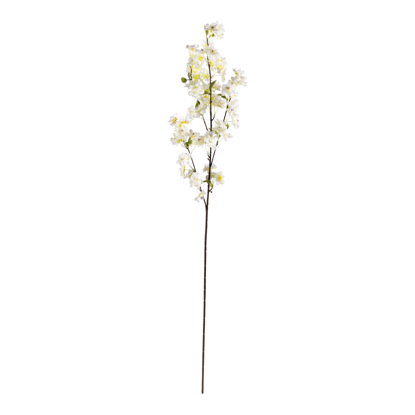 Kirschblütenzweig, 105cm Stiel: 51cm aus Kunststoff, Blüten aus Kunstseide
